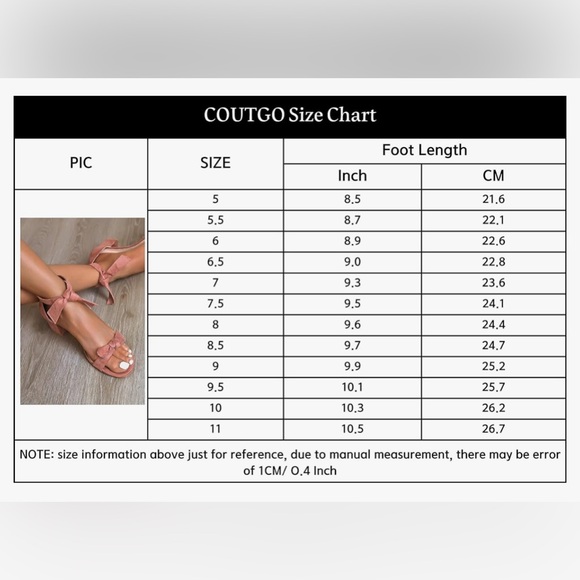 Coutgo Women’s Bowknot, Round Open Toe, MidBlock Heel Dress Shoes, 8.5, NWT 👡 - Picture 16 of 16